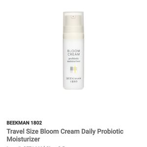 🦋 NIB BEEKMAN 1802 BLOOM CREAM PROBIOTIC MOISTURIZER 0.5OZ